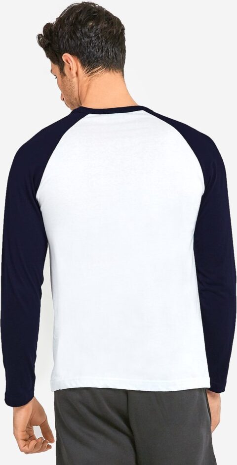 2 Pack Vanilla Men's Long Sleeve Baseball Shirt - Image 2