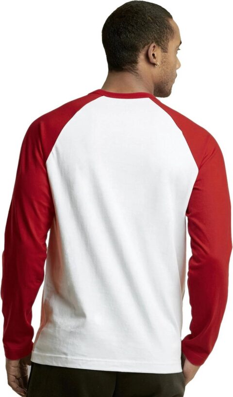2 Pack Vanilla Men's Long Sleeve Baseball Shirt - Image 3