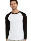 2 Pack Vanilla Men's Long Sleeve Baseball Shirt