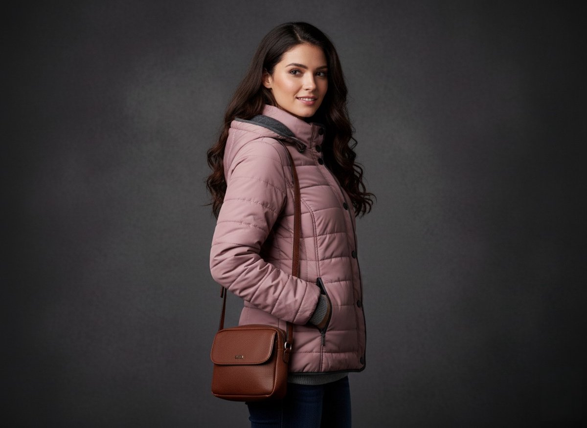 Valino Brand Women's Winter Outdoor Jacket - Waterproof - Breathable - Windproof - Padded - Hooded - Image 4