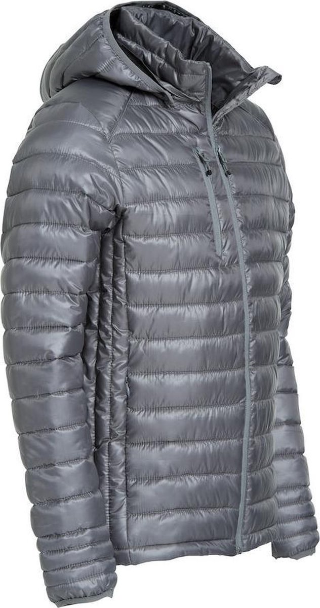 Clique Brand Hudson Hooded Men's Outdoor Jacket - Gray - Image 3