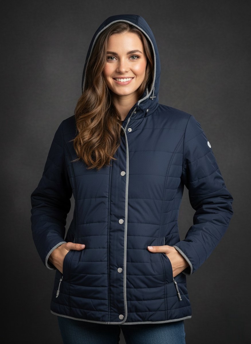 Valino Brand Women's Winter Outdoor Jacket - Waterproof - Breathable - Windproof - Padded - Hooded - Image 9